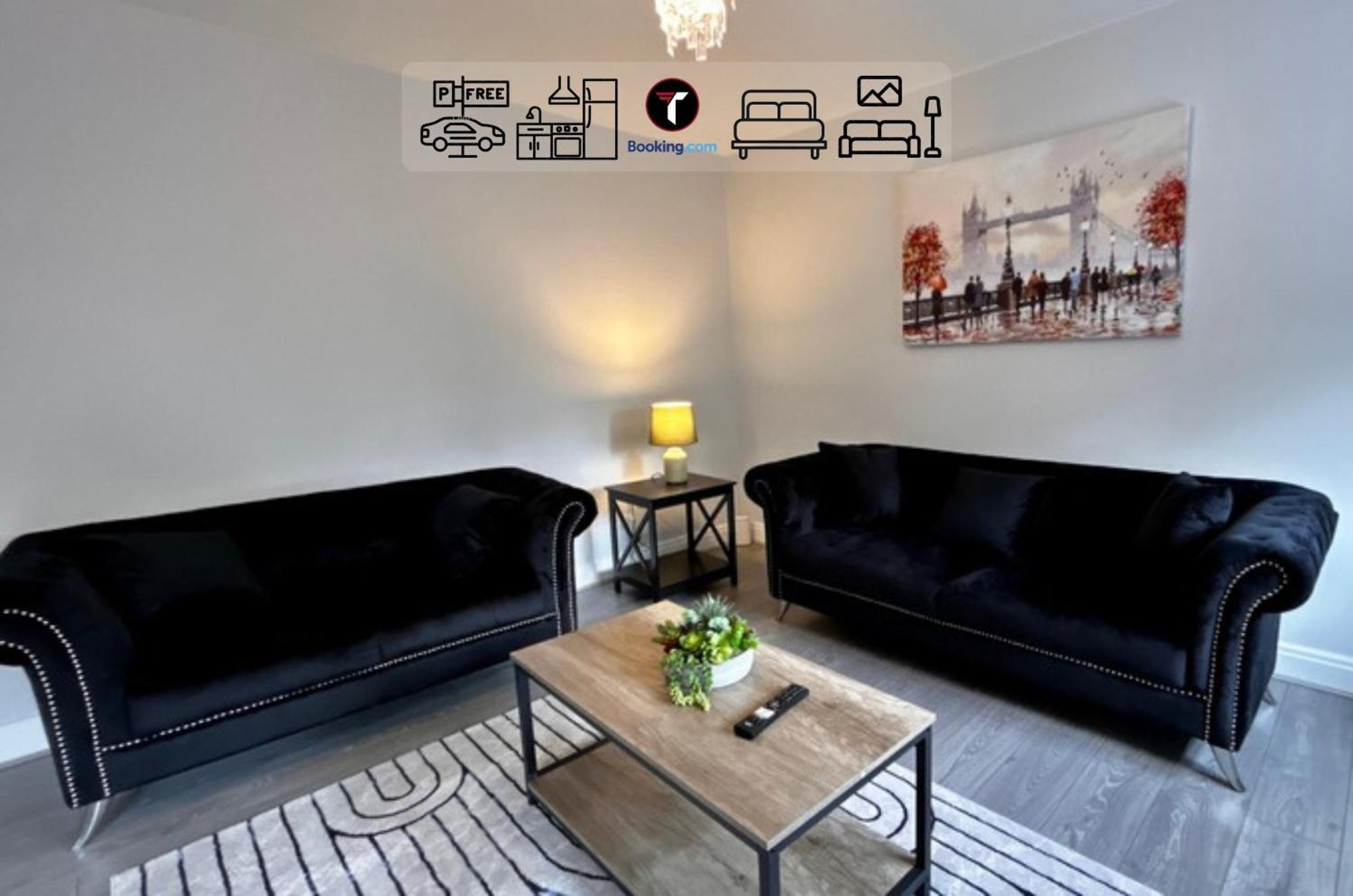 Spacious 4 Bedroom By Tara Stays Short Lets & Serviced Accommodation Aldershot With Free Wifi & Garden Exteriör bild